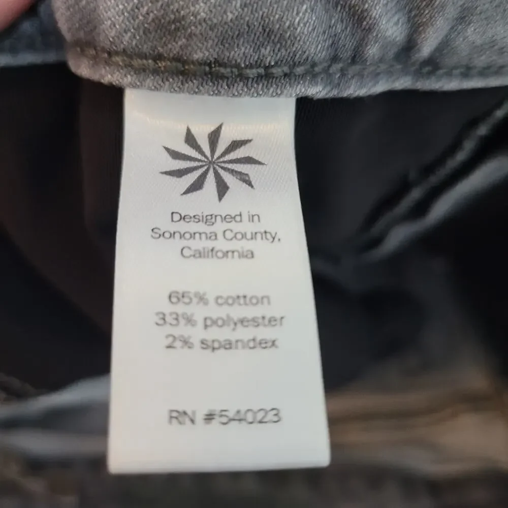 Athleta Size 6 Sculptek Skinny Jeans Stretch Gray‎ Wash Casual Capsule Wardrobe
